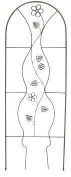 Preview: Gerades Rankgitter Marino ca. 100 cm - Gartendekoration